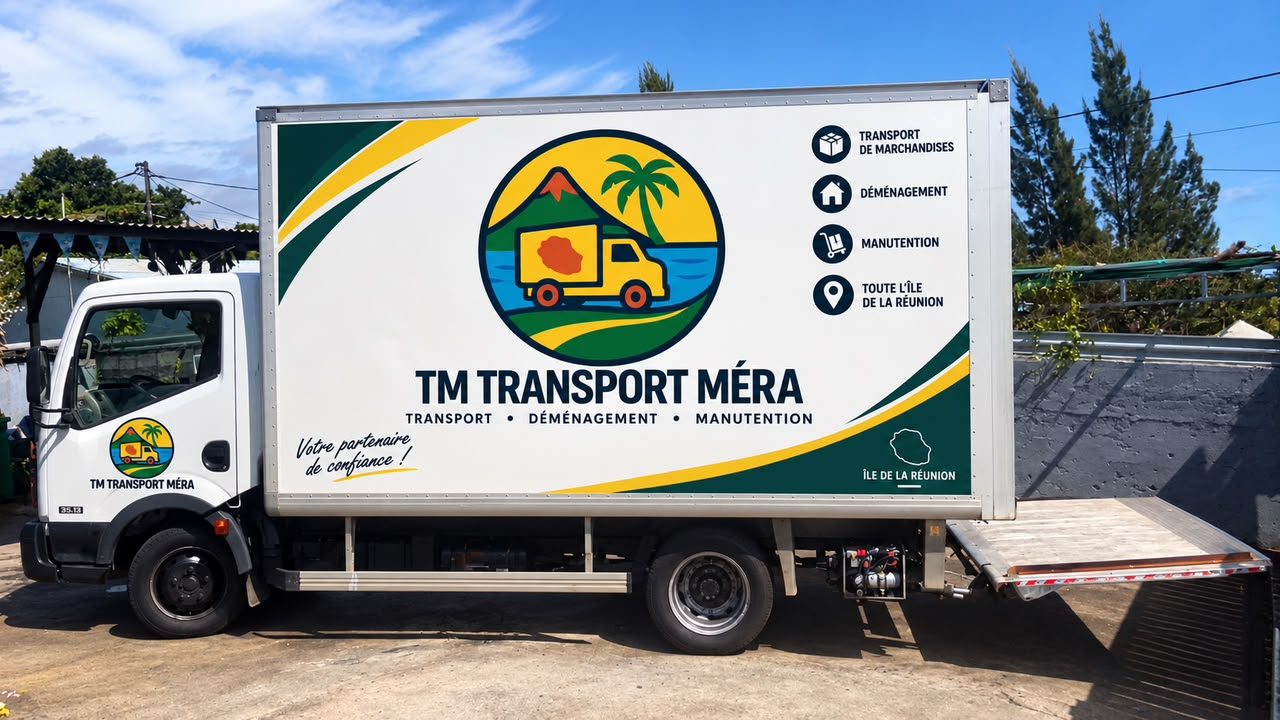 Camion avec hayon — TM Transport Méra